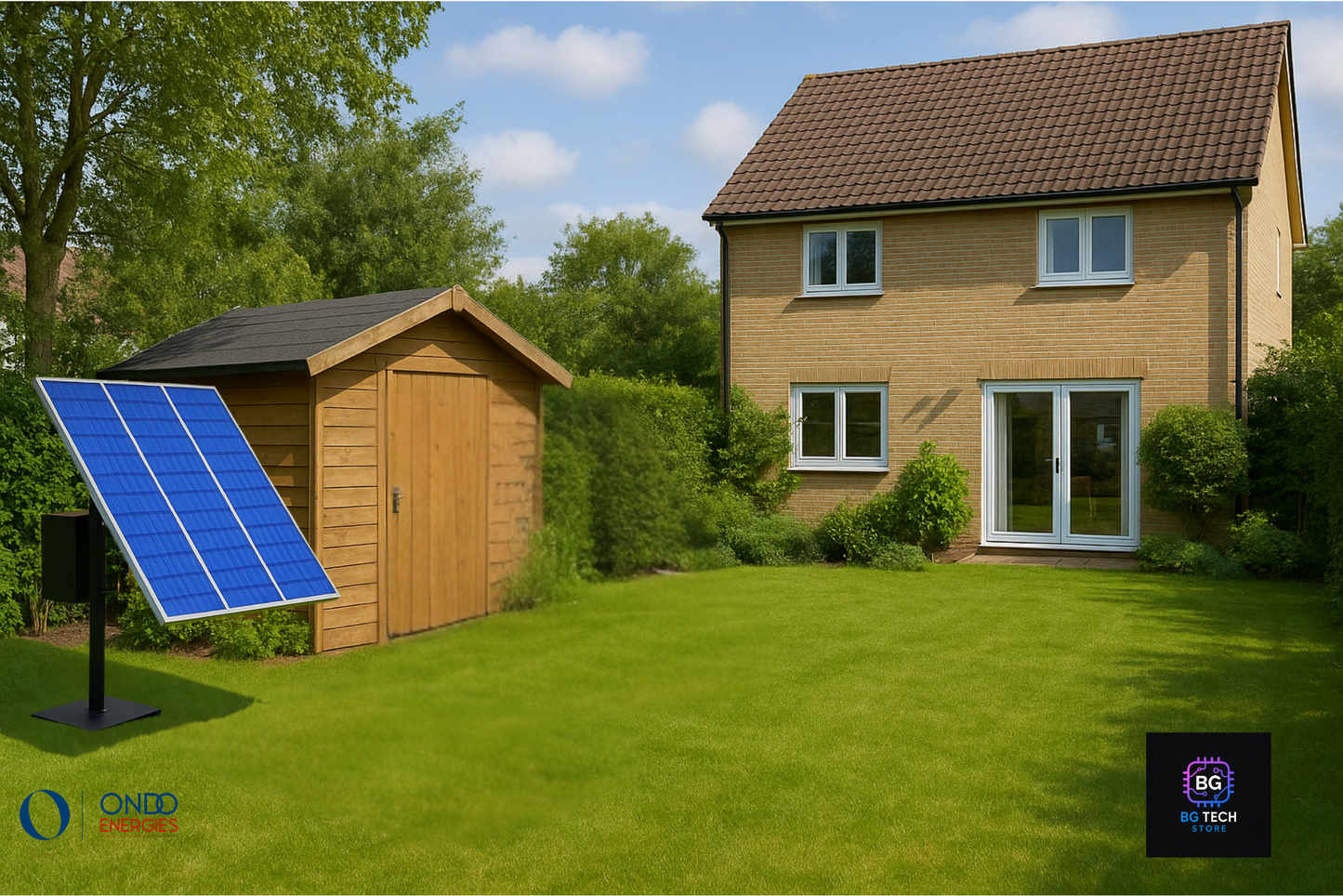 Microcentrale solaire de jardin