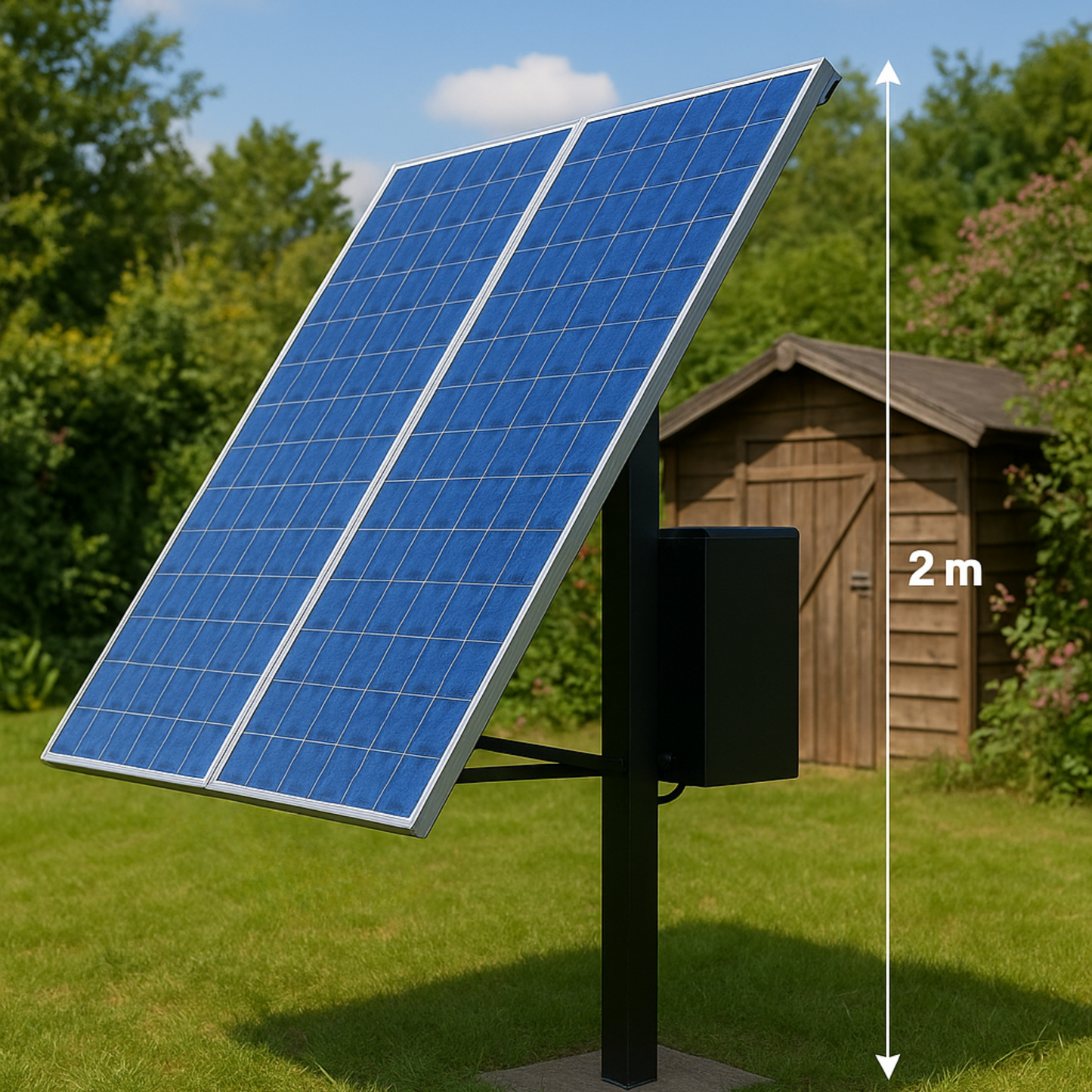 Microcentrale solaire de jardin