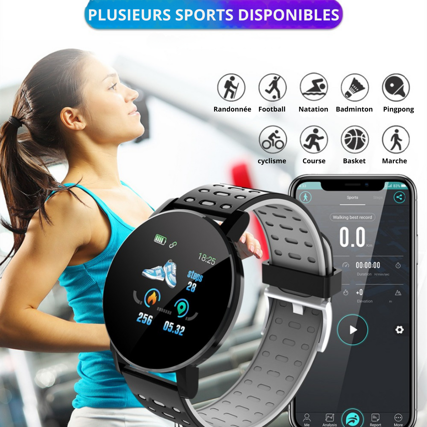 Montre intelligente connectée