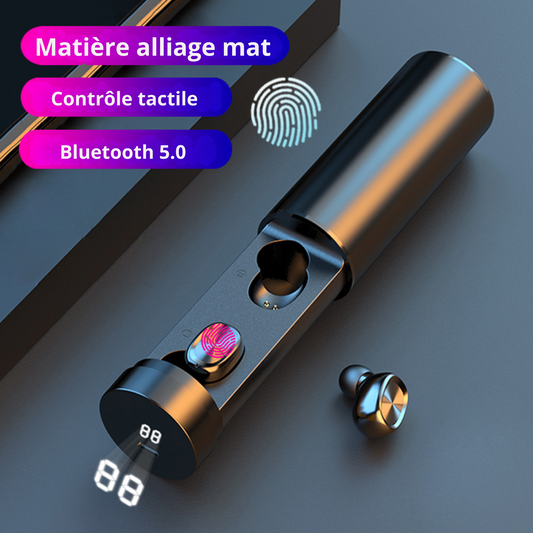 Ecouteurs Bluetooth 5.0  HIFI Sport avec micro